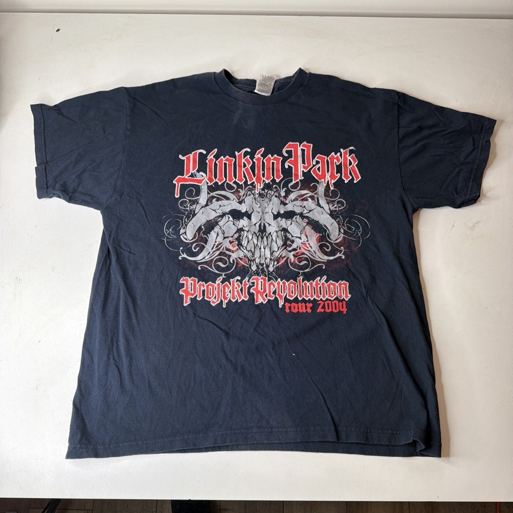 Vintage Linkin Park Shirt Mens XL Projekt Revolution Tour 2004 Snoop Dogg Korn